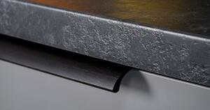 Fogantyú Viefe ONA 128mm, alumínium, metál barna
