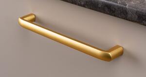 Fogantyú Viefe ROMA 160mm, fém, csiszolt arany