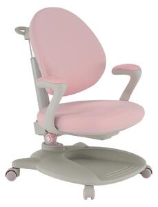 Növekvő szék lábtartóval, szürke/rózsaszín, KERTIO