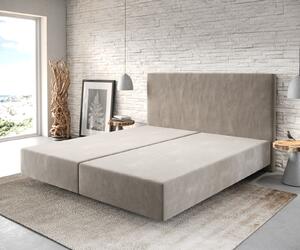 DELIFE Boxspring ágy Dream-Well 180x200 cm mikroszálas bézs