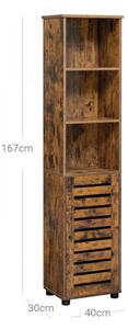 Fürdőszobai állószekrény - Vasagle Loft - 40 x 167 cm