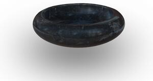 INDERA Mosdókagyló természetes kőből FEROX Black