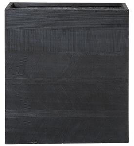 Fekete virágtartó 80 x 30 x 92 cm THIMENA