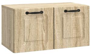 Fali TV szekrény Sonoma Tölgy 59,5 x 31 x 30 cm Szerelt Fa