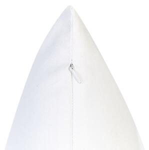 Fehér pamut díszpárna kétdarabos szettben 45 x 45 cm MARULA