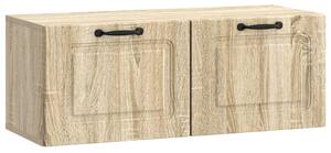 Fali TV szekrény Sonoma Tölgy 78,5 x 31 x 30 cm Szerelt Fa