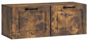 Fali TV szekrény Füstös Tölgy 78,5 x 31 x 30 cm Szerelt Fa