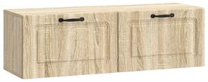 Fali TV szekrény Sonoma Tölgy 98 x 31 x 30 cm Szerelt Fa