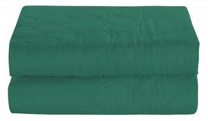 STONE zöld ágytakaró mintával Méret: 220 x 240 cm