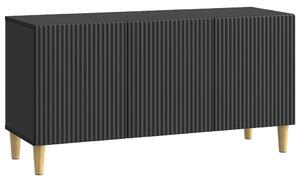 TV szekrény Fekete 99 x 34,5 x 50 cm Szerelt Fa