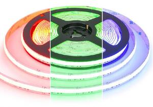LED szalag , 24 Volt DC , COB , 840 LED/m , DOTLESS , 15 W/m , RGB