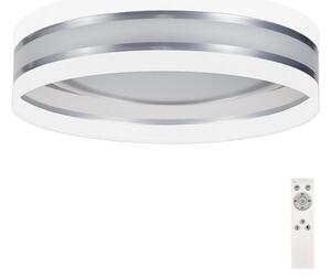 Belis LED Dimmelhető mennyezeti lámpa SMART CORAL LED/24W/230V fehér/ezüst + távirányító BE0516