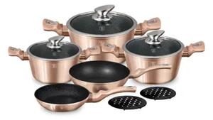 BerlingerHaus 10 részes edénykészlet Metallic Line- Rose Gold Edition (BH/1220NN)