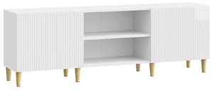 TV szekrény Magasfényű Fehér 150 x 31 x 50 cm Szerelt Fa