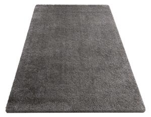 Sötétszürke ENZO puha shaggy szőnyeg Méret: 200x290 cm