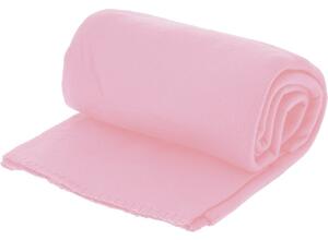 Rózsaszín filc takaró, 130 x 160 cm