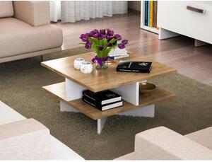 Asir Kávésasztal HAMTON 31,2x60 cm barna/fehér AS0534