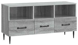TV szekrény fiókkal Szürke Sonoma 102 x 34,5 x 50 cm Szerelt Fa