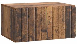 Fali TV szekrény Antik Fa 59,5 x 41 x 30 cm Szerelt Fa