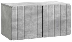 Fali TV szekrény Betonszürke 59,5 x 31 x 30 cm Szerelt Fa