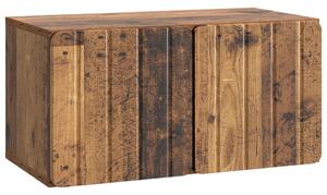 Fali TV szekrény Antik Fa 59,5 x 31 x 30 cm Szerelt Fa