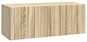 Fali TV szekrény Sonoma Tölgy 78,5 x 31 x 30 cm Szerelt Fa