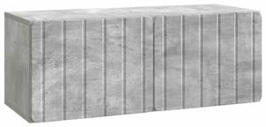 Fali TV szekrény Betonszürke 78,5 x 31 x 30 cm Szerelt Fa