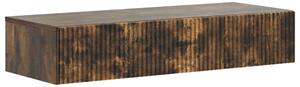 Fali oldaltábla Füstös Tölgy 87,5 x 34,5 x 17 cm Szerelt Fa