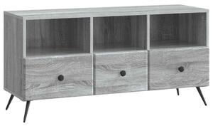 TV szekrény fiókkal Szürke Sonoma 102 x 34,5 x 50 cm Szerelt Fa