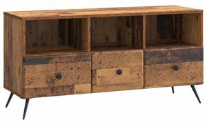 TV szekrény fiókkal Antik Fa 102 x 34,5 x 50 cm Szerelt Fa
