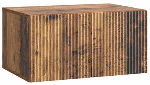 Fali TV szekrény Antik Fa 59,5 x 41 x 30 cm Szerelt Fa