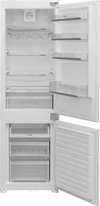 Kluge beépíthető kombi hűtőszekrény alul fagyasztóval, DualNoFrost, 180L/63L