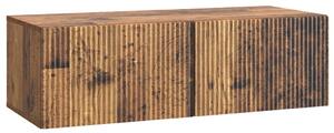Fali TV szekrény Antik Fa 98 x 41 x 30 cm Szerelt Fa