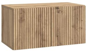 Fali TV szekrény Kézműves Tölgy 59,5 x 31 x 30 cm Szerelt Fa