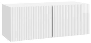 Fali TV szekrény Magasfényű Fehér 78,5 x 31 x 30 cm Szerelt Fa