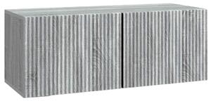 Fali TV szekrény Szürke Sonoma 78,5 x 31 x 30 cm Szerelt Fa