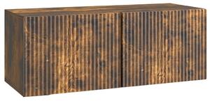 Fali TV szekrény Füstös Tölgy 78,5 x 31 x 30 cm Szerelt Fa