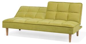 Ággyá alakítható kanapé sárgászöld színben SILJAN