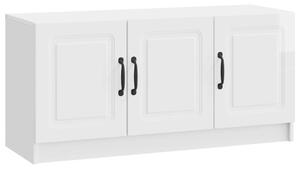 TV szekrény Magasfényű Fehér 99 x 34,5 x 47 cm Szerelt Fa