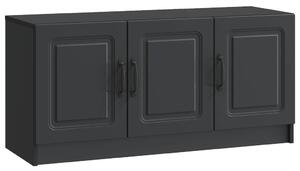 TV szekrény Fekete 99 x 34,5 x 47 cm Szerelt Fa