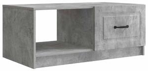 Dohányzóasztal Betonszürke 90 x 50 x 37 cm Szerelt Fa