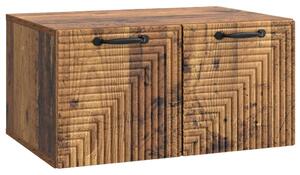 Fali TV szekrény Antik Fa 59,5 x 41 x 30 cm Szerelt Fa