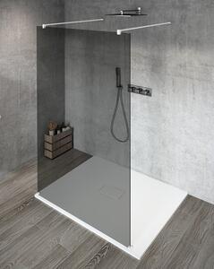 Gelco Sapho, VARIO WHITE egyrészes térzuhany paraván, füstölt üveg, 700 mm, GX1370GX2215