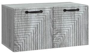 Fali TV szekrény Szürke Sonoma 59,5 x 31 x 30 cm Szerelt Fa