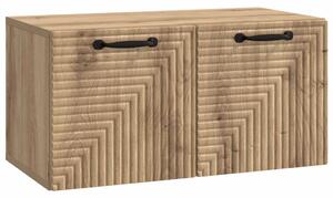 Fali TV szekrény Kézműves Tölgy 59,5 x 31 x 30 cm Szerelt Fa