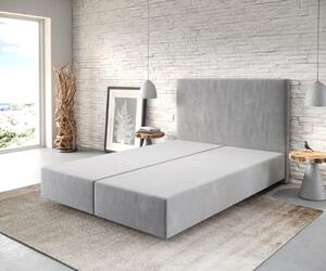 DELIFE Boxspring ágy Dream-Well 140x200 cm mikroszálas szürke