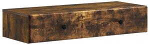 Fali oldaltábla Füstös Tölgy 87,5 x 34,5 x 17 cm Szerelt Fa