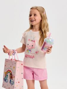 Sinsay - Gabby's Dollhouse bögre fedéllel és szívószállal - többszínű