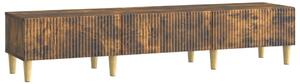 TV szekrény fiókkal Füstös Tölgy 147 x 34,5 x 30 cm Szerelt Fa