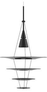 Függőlámpa Louis Poulsen, Enigma, dimmable, Fekete, Nappali, Fém, Dizájn